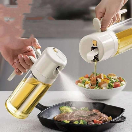 2 In 1 Oil Sprayer Bottle BBQ Cooking Oil Dispenser Olive Oil Pourers Sprayer Kitchen Baking Oil Mister Vinegar Bottle Fendax 0