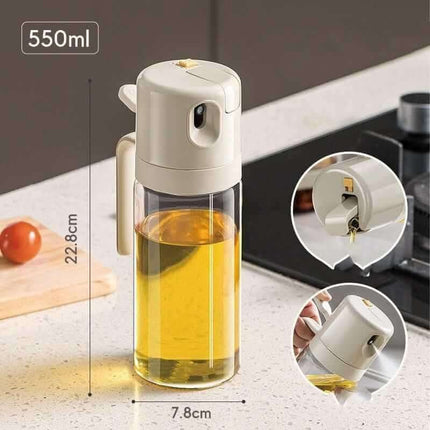 2 In 1 Oil Sprayer Bottle BBQ Cooking Oil Dispenser Olive Oil Pourers Sprayer Kitchen Baking Oil Mister Vinegar Bottle Fendax 0