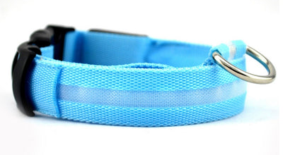 Nylon LED pet collar