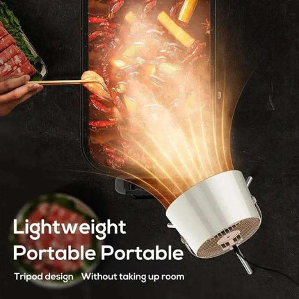 2024 New Portable Desktop Exhaust Fan Small Kitchen Hood Extractor Barbecue USB Charging Desktop Range Hoods Mini Suction Cooker Hood Kitchen Gadgets Fendax 0