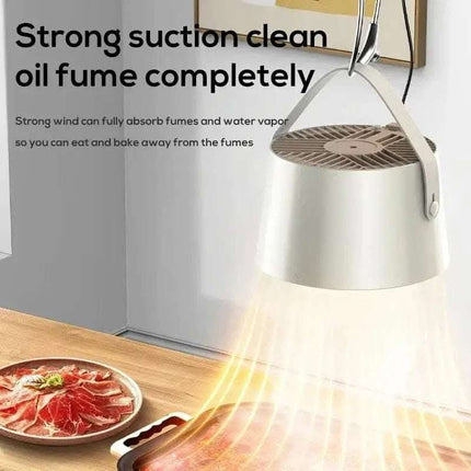 2024 New Portable Desktop Exhaust Fan Small Kitchen Hood Extractor Barbecue USB Charging Desktop Range Hoods Mini Suction Cooker Hood Kitchen Gadgets Fendax 0