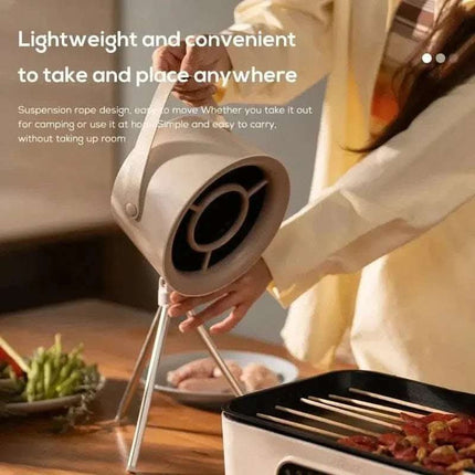 2024 New Portable Desktop Exhaust Fan Small Kitchen Hood Extractor Barbecue USB Charging Desktop Range Hoods Mini Suction Cooker Hood Kitchen Gadgets Fendax 0