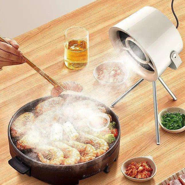 2024 New Portable Desktop Exhaust Fan Small Kitchen Hood Extractor Barbecue USB Charging Desktop Range Hoods Mini Suction Cooker Hood Kitchen Gadgets Fendax 0