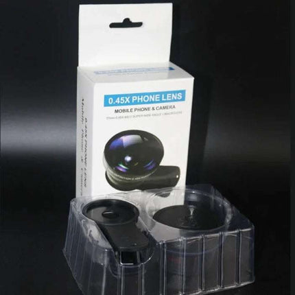 Phone Lens kit 0.45x Super Wide Angle & 12.5x Super Macro Lens HD Camera Lentes Fendax 0