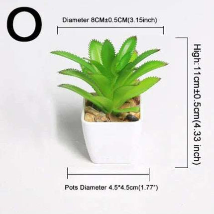 Simulated succulents mini potted plants Fendax 0