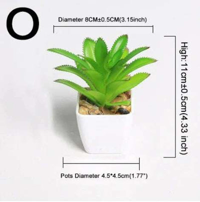 Simulated succulents mini potted plants Fendax 0