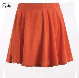 USA SIZE Large size women's high waist half skirt umbrella skirt pleated skirt sundress Fendax 0