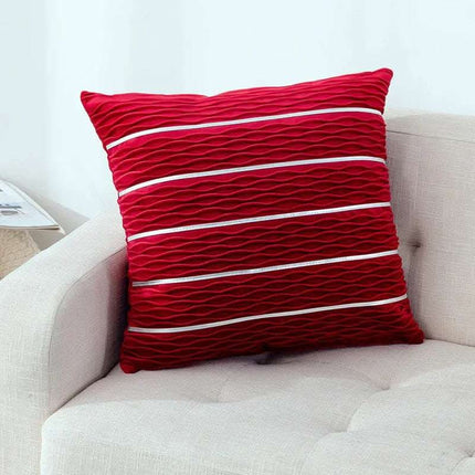 Simple Luxury Striped Velvet Pillow Cover Pillow Cushion Cover Pillow Case Covers for Sofa Flannel Velvet Sofa Cushion Cover Fendax 0