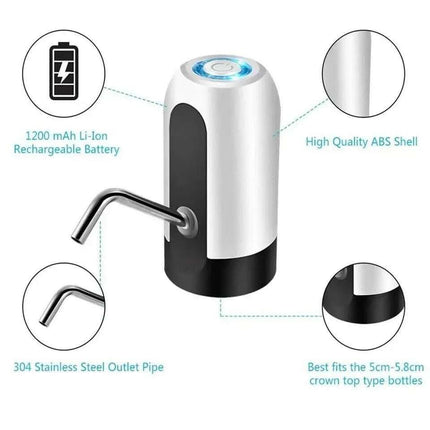 Water Bottle Electric Automatic Universal Dispenser 5 Gallon USB USB Water Dispenser Automatic Drinking Water Bottle Fendax 5