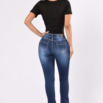 New style denim trousers with ripped jeans Fendax 0