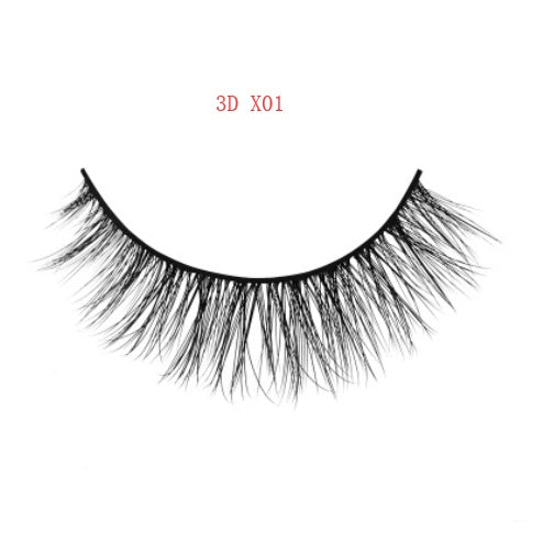 3 pairs of natural false eyelashes