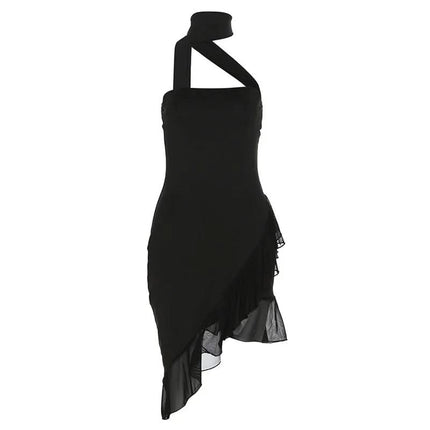 Spring And Summer New Women's Fashion Neck Dress Fendax 0