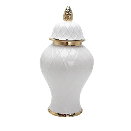 Light Luxury Ceramic Gold Vase Ornaments Fendax 0