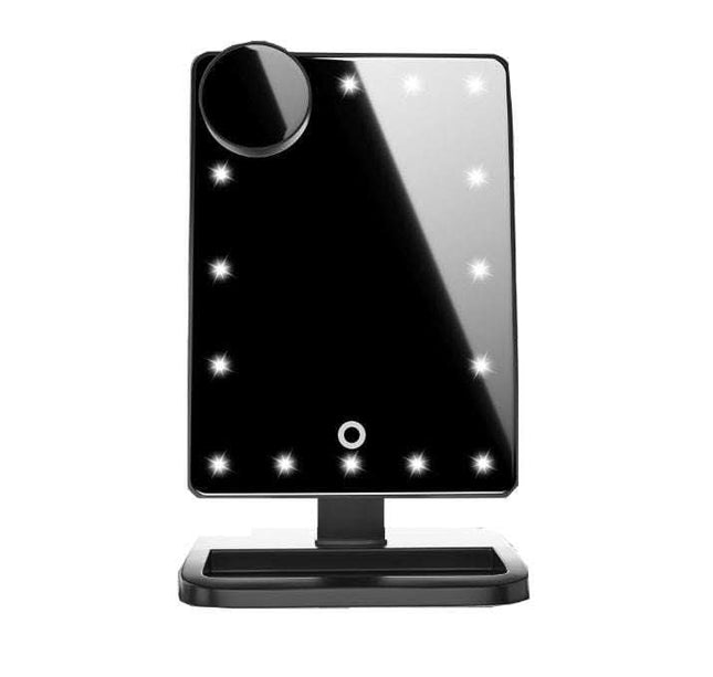Touch Screen Makeup Mirror With 20 LED Light Bluetooth Music Speaker 10X Magnifying Mirrors Lights Fendax 0
