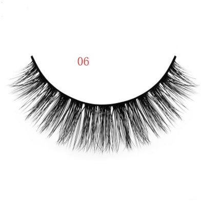 3 pairs of natural false eyelashes