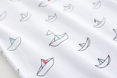 Children's Short-sleeved Lapel T-shirt