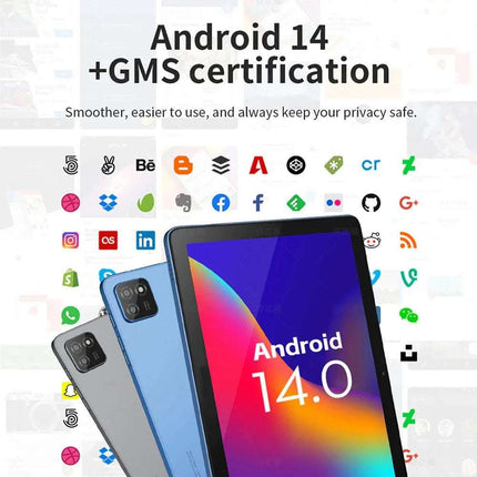 G-tab T9 Rockchip RK3562 Quad Core 3GB 3GB RAM 64GB ROM 10.1 Inch Android 14 Tablet PC Grey Fendax 5