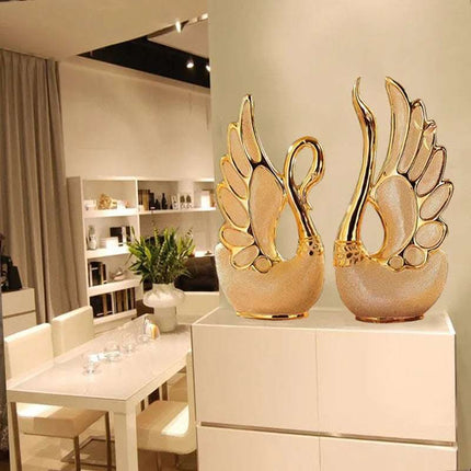Gold-plated swan ornaments Fendax 0
