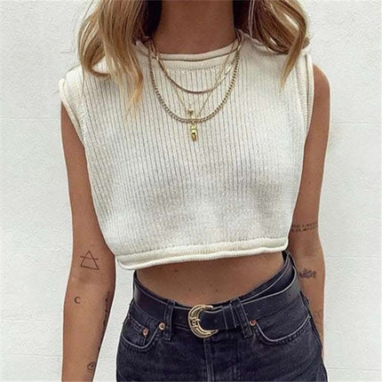 Sexy knitted sleeveless top Fendax 0