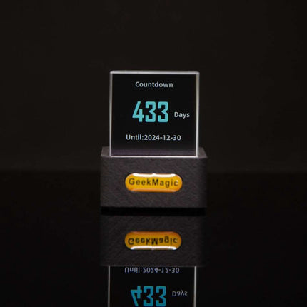 Trendy Mini Transparent WiFi Weather Clock Decoration Display Fendax 0