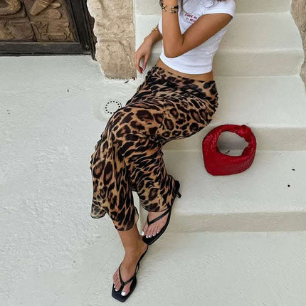 Retro Fashion Summer Classic Leopard Pattern Skirt Fendax 0