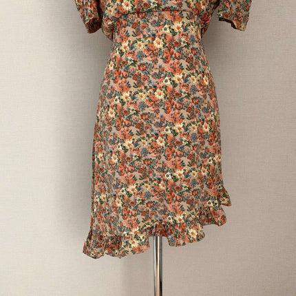Short Sleeve Floral Dress Summer Fashion Temperament Fendax 0