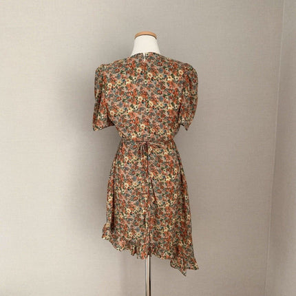 Short Sleeve Floral Dress Summer Fashion Temperament Fendax 0