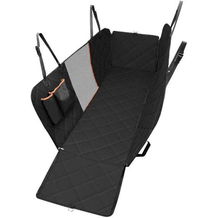 Dog Car Seat Cover View Mesh Pet Carrier Hammock Safety Protector Car Rear Back Seat Mat With Zipper And Pocket For Travel Fendax 0