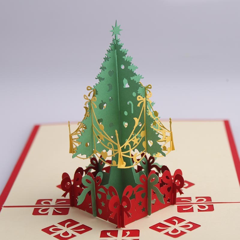Christmas card gifts 3D