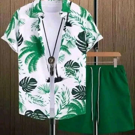 Beach Style Short Sleeve Shirt Men's Suit Fendax 0