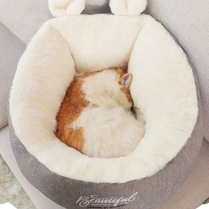 Pet Dog Bed Warming Soft Sleeping Bag Cushion Puppy Kennel Fendax 0