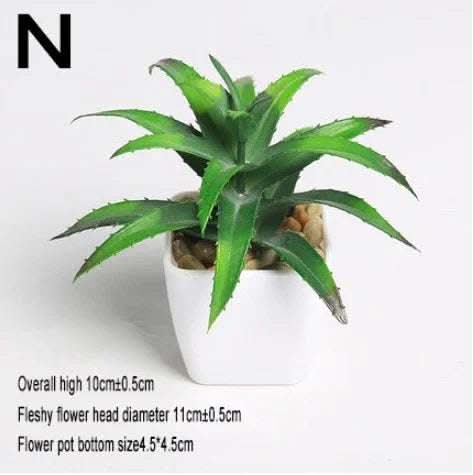 Simulated succulents mini potted plants Fendax 0