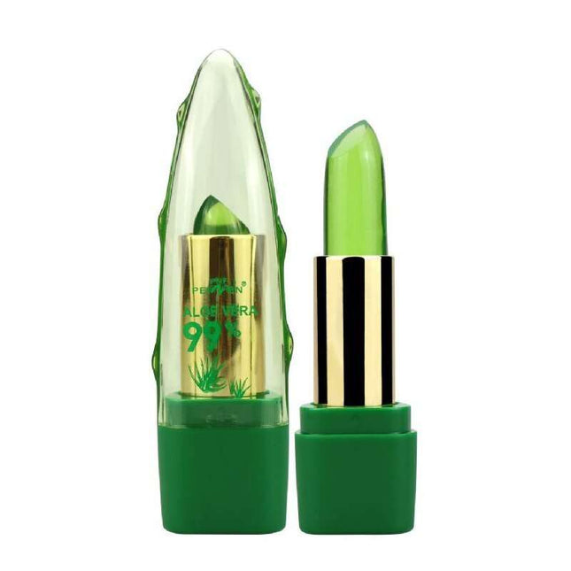 Aloe Vera Gel Color Changing Lipstick Gloss Moisturizer Anti-drying Desalination Fine-grain Lip Blam Care Fendax 0