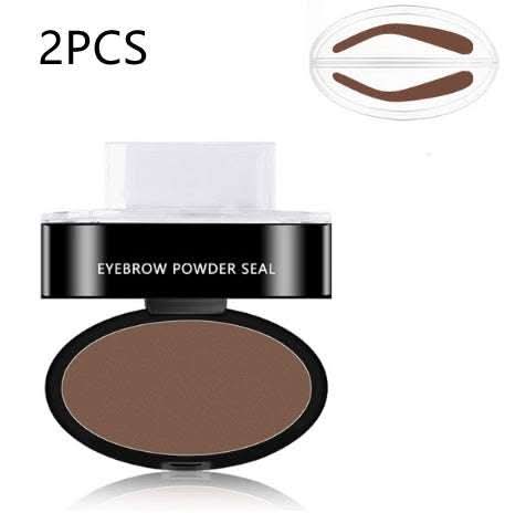Eyebrow Powder Stamp Tint Stencil Kit Cosmetics Professional Makeup Waterproof Eye Brow Stamp Lift Eyebrow Enhancers Stencil Kit Fendax 0
