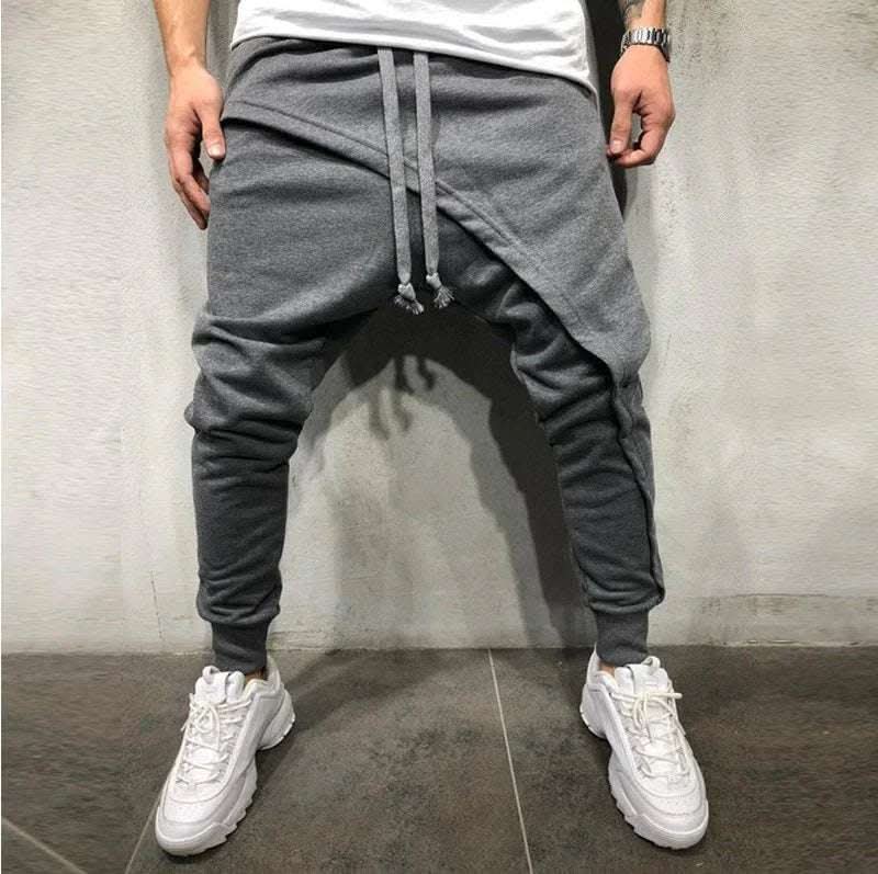 Men's layered jogging pants hip-hop drawstring pants Fendax 0