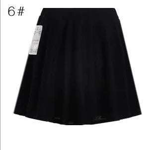 USA SIZE Large size women's high waist half skirt umbrella skirt pleated skirt sundress Fendax 0