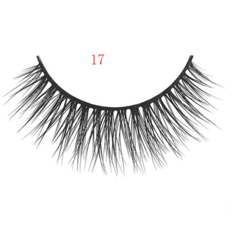 3 pairs of natural false eyelashes