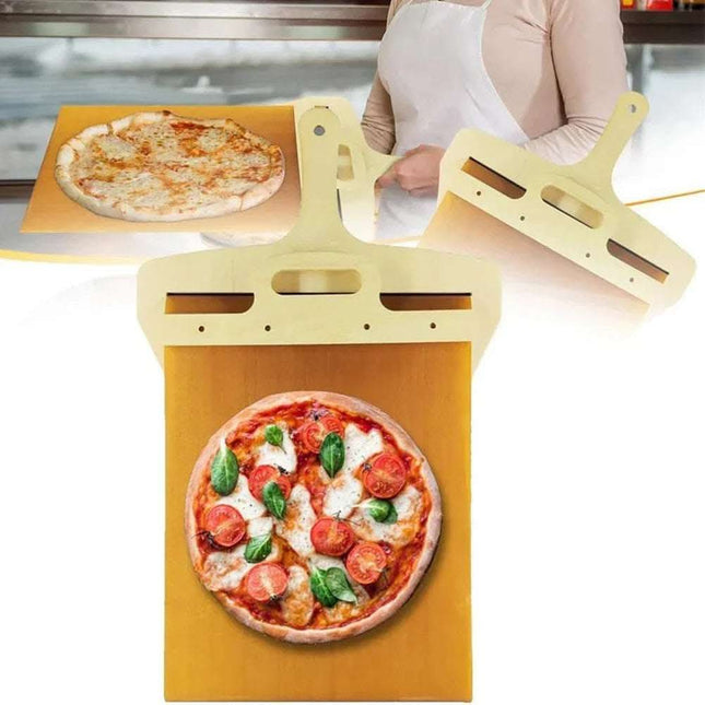 Kitchen Gadgets Sliding Pizza Shovel Non Stick Pizza Smooth Cutting Board Storage Transfer Board Kitchen Baking Tool Fendax 0