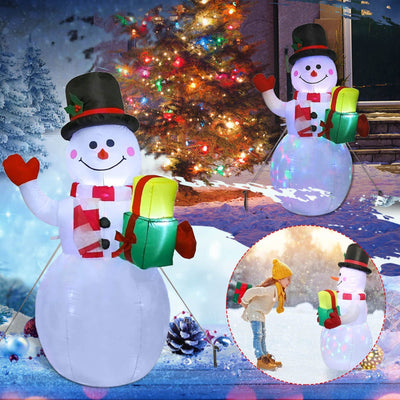 Christmas LED Lights Glowing Santa Snowman