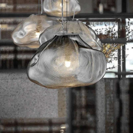 Postmodern Light Luxury Glass Decorative Chandelier Fendax 0