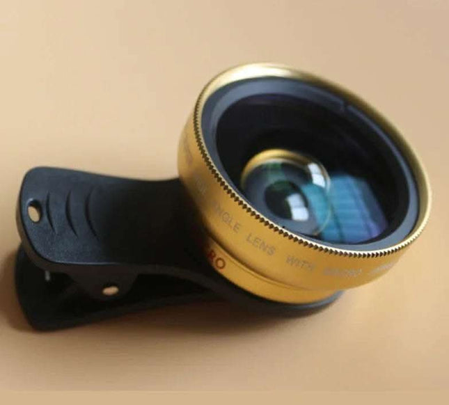 Phone Lens kit 0.45x Super Wide Angle & 12.5x Super Macro Lens HD Camera Lentes Fendax 0