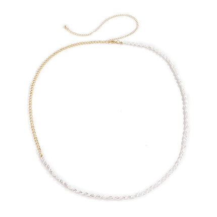 Shaped Imitation Pearl Waist Chain Fendax 0