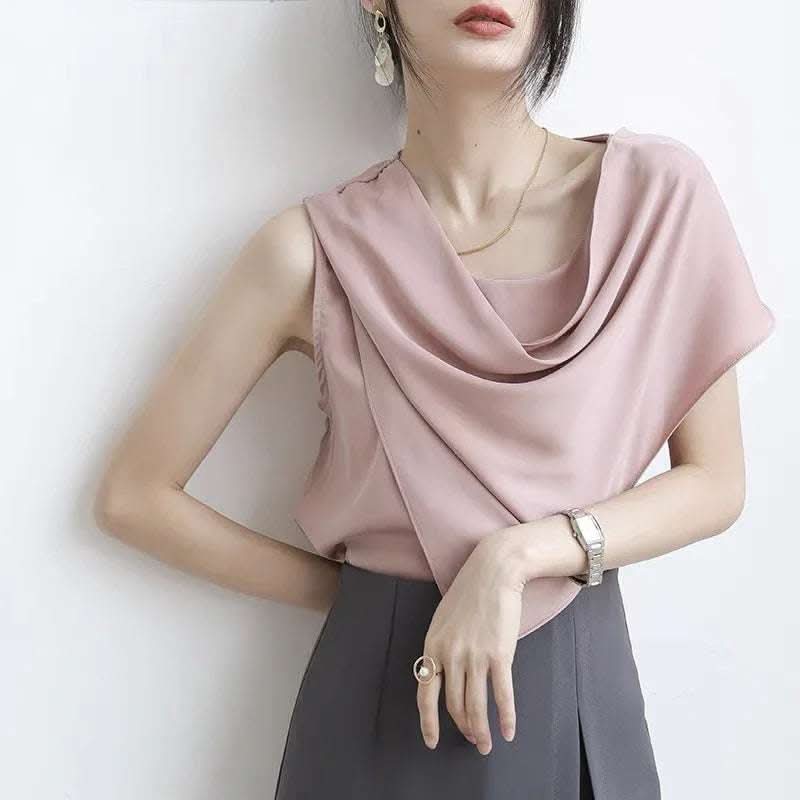 French Fashion Sexy Halter Shawl Sleeveless Top Vest Fendax 0