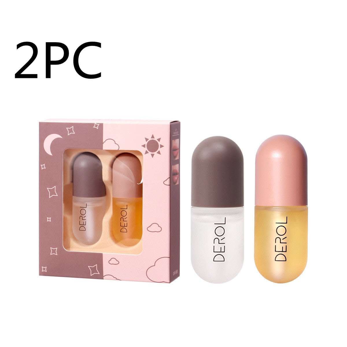 Day Night Instant Volume Lip Plumper Oil Clear Lasting Nourishing Repairing Reduce Lip Fine Line Care Lip Beauty Cosmetic Fendax 0