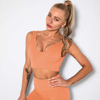 Yellow orange top / L