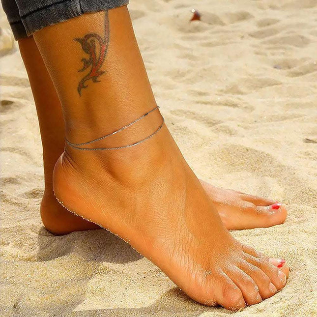 Jewelry S925 Sterling Silver Feet Chain Fendax 0