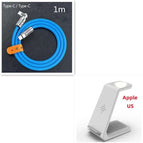 White Set8 / Apple US plug