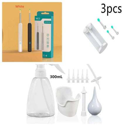NE3 Ear Cleaner Otoscope Ear Wax Removal Tool With Camera LED Light Wireless Ear Endoscope Ear Cleaning Kit For I-phone Fendax 0