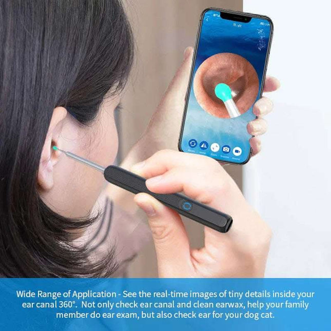 NE3 Ear Cleaner Otoscope Ear Wax Removal Tool With Camera LED Light Wireless Ear Endoscope Ear Cleaning Kit For I-phone Fendax 0