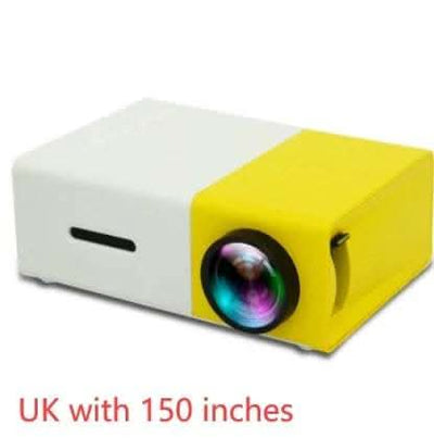 Portable Projector 3D Hd Led Home Theater Cinema HDMI-compatible Usb Audio Projector Yg300 Mini Projector Fendax 0